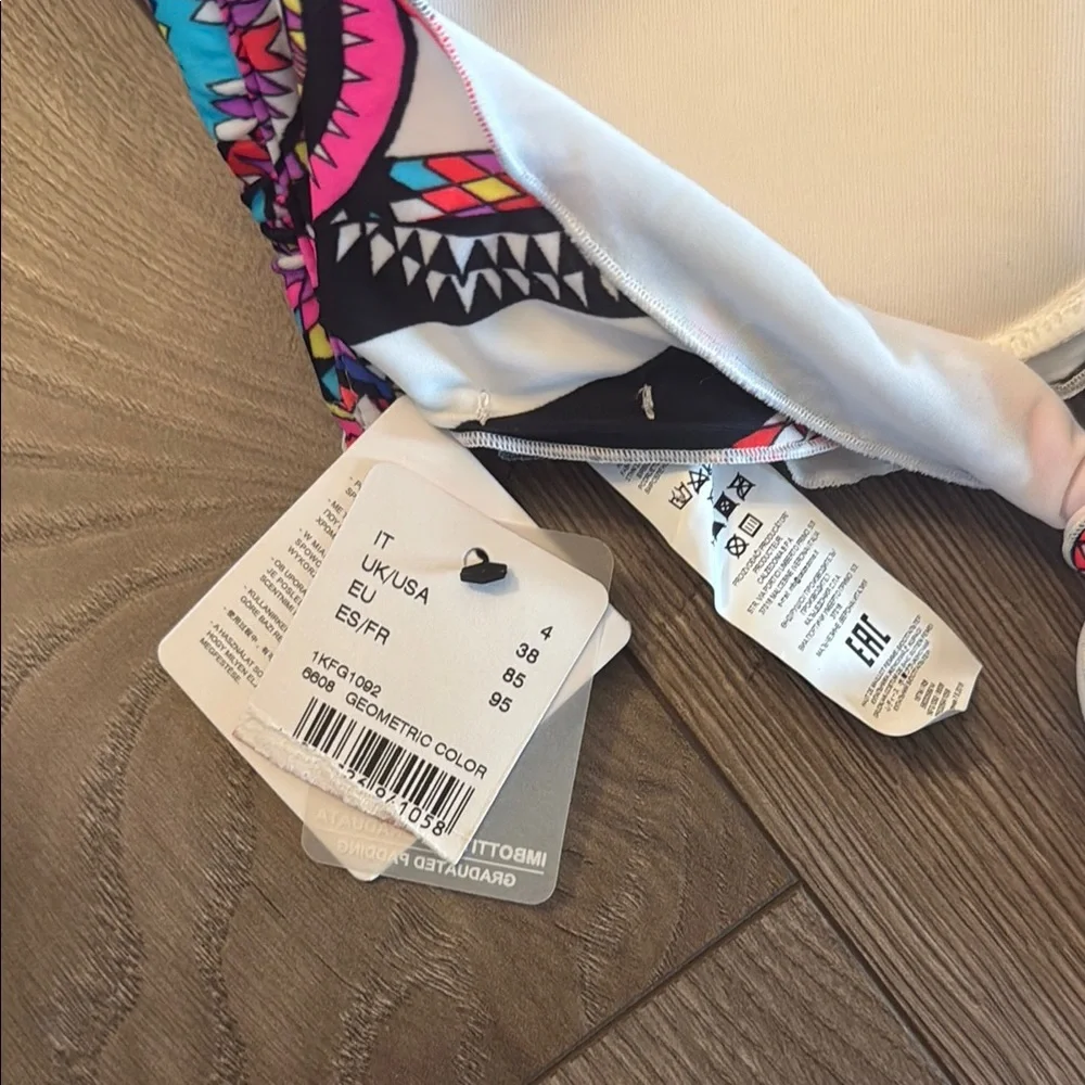 Tezenis Colorful Patterned Bikini Set NWT - Picture 9 of 9